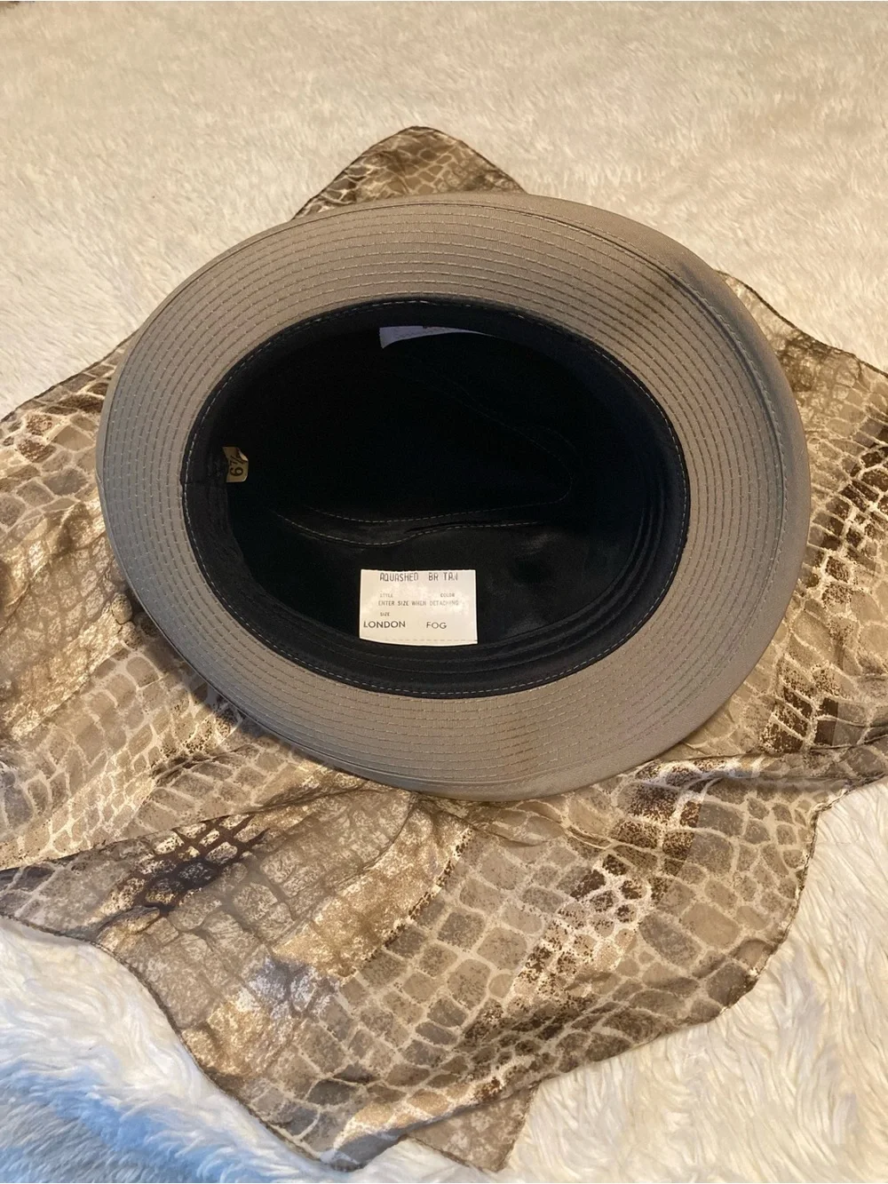 Vintage London Fog Weatherized Fedora 